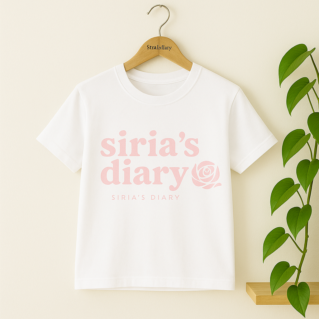 Maglietta Siria's Diary Bianca